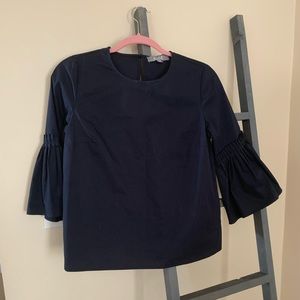 Navy blue blouse